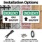Signmission Gas Shutoff (Up Arrow) With Symbol, 14 in W x Rectangle, Plastic OS-2PACK-EM-P-1014-L-10390 - alternate 5